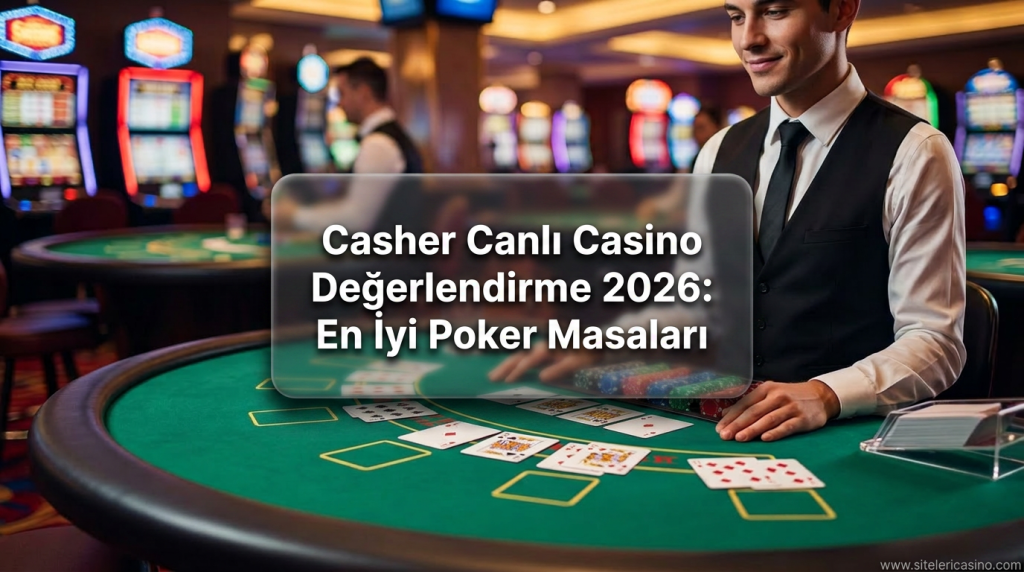 Casher Canlı Casino Değerlendirme 2026: En İyi Poker Masaları - Casher Canlı Casino Değerlendirme 2026