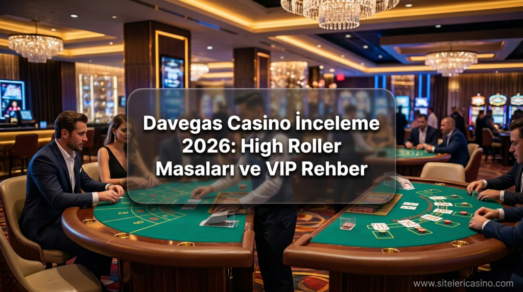 Davegas Casino İnceleme 2026: High Roller Masaları ve VIP Rehber - Davegas Casino İnceleme 2026