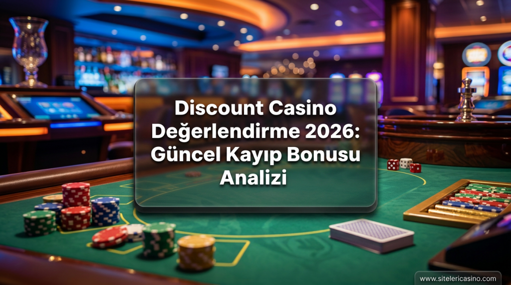 Discount Casino Değerlendirme 2026: Güncel Kayıp Bonusu Analizi - Discount Casino Değerlendirme 2026
