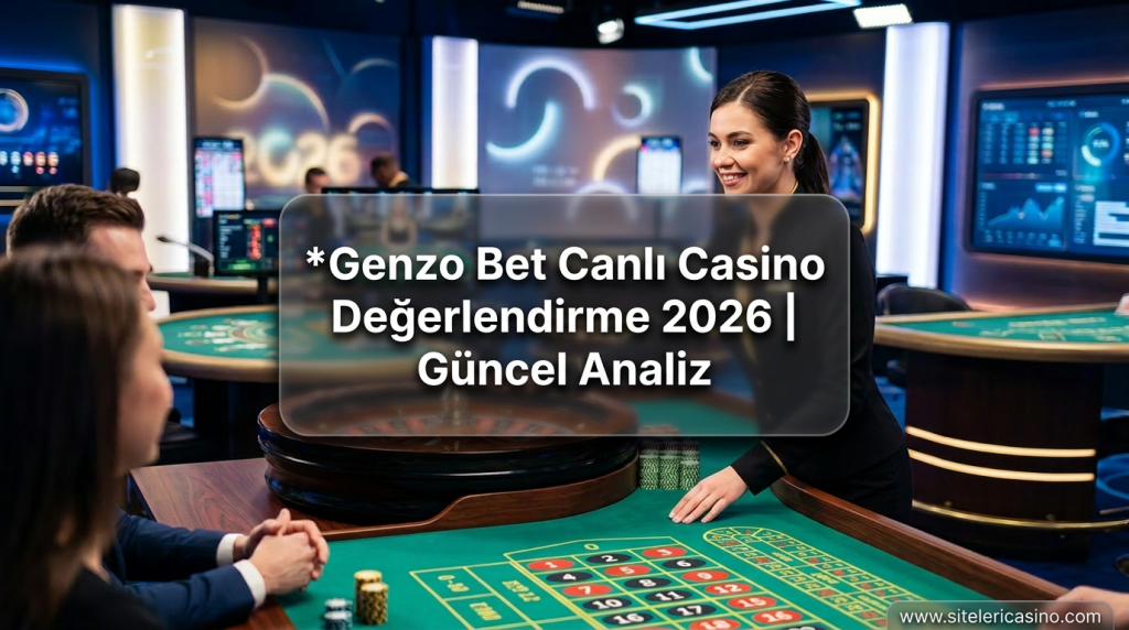 Genzo Bet Canlı Casino Değerlendirme 2026 | Güncel Analiz - Genzo Bet Canlı Casino Değerlendirme 2026