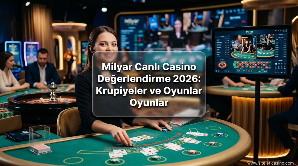 Milyar Canlı Casino Değerlendirme 2026: Krupiyeler ve Oyunlar - Milyar Canlı Casino Değerlendirme 2026