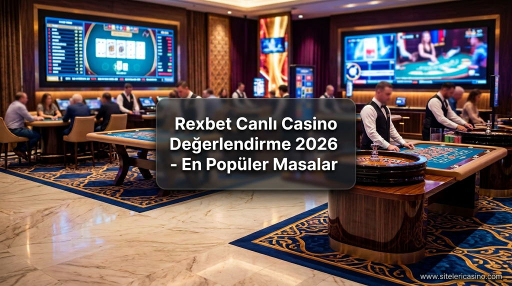 Rexbet Canlı Casino Değerlendirme 2026 - En Popüler Masalar - Rexbet Canlı Casino Değerlendirme 2026