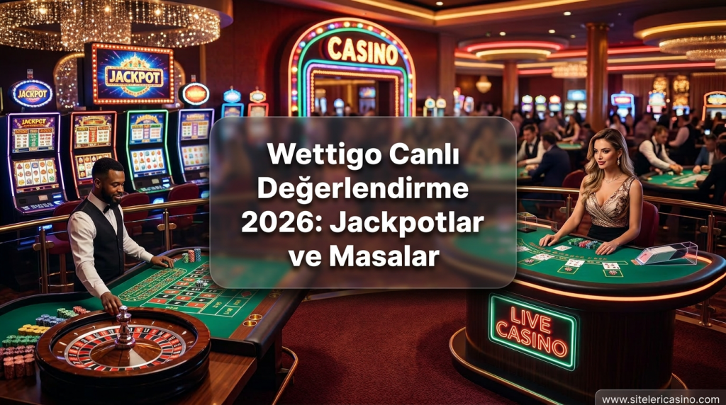 Wettigo Canlı Casino Değerlendirme 2026: Jackpotlar ve Masalar - Wettigo Canlı Casino Değerlendirme 2026