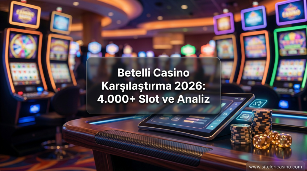Betelli Casino Karşılaştırma 2026: 4.000+ Slot ve Analiz - Betelli Casino Karşılaştırma 2026
