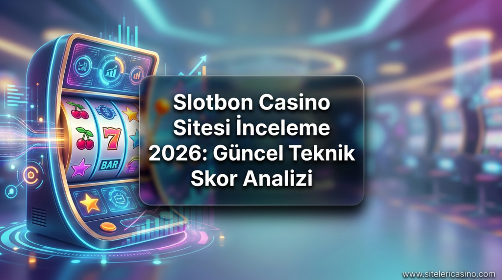 Slotbon Casino Sitesi İnceleme 2026: Güncel Teknik Skor Analizi - Slotbon Casino Sitesi İnceleme 2026