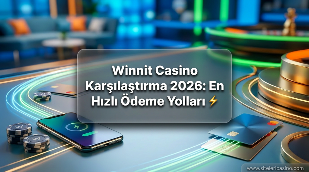 Winnit Casino Karşılaştırma 2026: En Hızlı Ödeme Yolları ⚡ - Winnit Casino Karşılaştırma 2026
