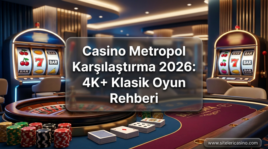 Casino Metropol Karşılaştırma 2026: 4K+ Klasik Oyun Rehberi - Casino Metropol Karşılaştırma 2026