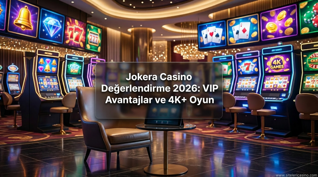 Jokera Casino Değerlendirme 2026: VIP Avantajlar ve 4K+ Oyun - Jokera Casino Değerlendirme 2026