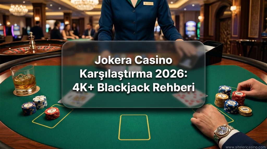 Jokera Casino Karşılaştırma 2026: 4K+ Blackjack Rehberi - Jokera Casino Karşılaştırma 2026